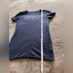 Aeropostale  Y2K Navy Fitted Crewneck Women’s Tee T-Shirt Sz S EUC Photo 6