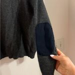 sutton studio 100% cashmere grey turtleneck sweater with elbow pads size L Size L Photo 2