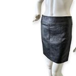 The Impeccable Pig Black Leather Skirt Photo 4