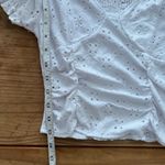 White Puff Sleeve Ruffled Blouse Photo 10