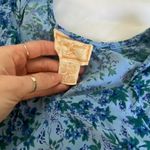 April Cornell Vintage 90s Blue Floral Midi Sundress 🔥 Photo 1