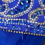 Blush Prom NWOT 11000 Blue Two Piece Beaded Prom Formal Dress Photo 14