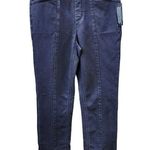 Isaac Mizrahi  Live! Divine Denim Regular Pull-on Ankle Jeans Black Size 4 NWT Photo 0