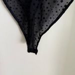 ZARA NWOT  SHEER POLKADOT BALOON SLEEVE BODYSUIT Photo 8