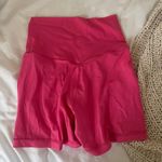 Aerie Pink  Cross-Over Biker Shorts Photo 2