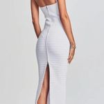 Retrofête Retrofete Kylie White Bandage Knit Column Maxi Dress Size Large Photo 1