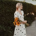 Anthropologie Maeve Breanna Wrap Polka Dot Dress size 2 XS Photo 2