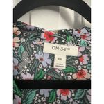 ON 34TH Floral Print Long Sleeve Midi‎ Dress Women's Plus Size 2XL XXL Black Photo 6