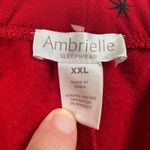 NWOT Ambrielle Sleepwear Shorts XXL Red Stars Celestial Pajama Loungewear Home Photo 2