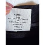 Varley  Eton Sweat Peached Sweatshirt Mock Neck Zipper Detail Black XSmall Photo 3