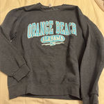 Orange beach sweatshirt Blue Size M Photo 0