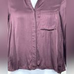 Young Fabulous and Broke Susan Blouse Raisin NWOT Size Small Business Casual Photo 4