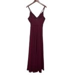 Marchesa Notte Valentia Gown Women’s Size 8 Burgundy A Photo 4