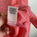 Cato  Womens Metallic Embellished Tunic Top Size XL Coral V-Neck Lightweight Boho Photo 8