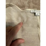 FAVLUX  Front Tie Blouse Size Large Cream Sheer Cottage Core Lagen Look Photo 4