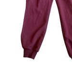 FIGS  Zamora Jogger Scrub Pants Drawstring Stretch Burgundy Size Small Women's Photo 3