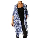 Michael Stars  Ikat‎ Print Kimono Multitude Scarf Wrap Skirt Beach Swim Cover O/S Photo 3