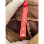 Spanx High Waist Faux Suede Leggings in brown rich caramel women's sz. S Photo 5