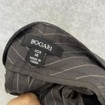 BOGARIGray Pink Pinstripe Pants Plus Size 14 Slacks Silk Blend Photo 2