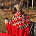 Aerie Red Half Zip Sweater Photo 0