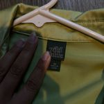 Wild Fable  Green Satin Button Down Shirt Photo 2