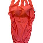 Cacique NWT  size‎ 14 orange one strappy one piece swimsuit Photo 0