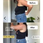 Shapermint Essentials All Day Every Day Scoop Neck Cami Black Size 3X Photo 6