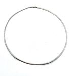 925 Italy Sterling Silver Omega Chain 18 inches Length Photo 1