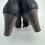 Paul Green  Malibu Sliced Zip Bootie Black Nubuck Leather Ankle Sz 10 EU40.5 Photo 8