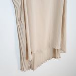 Seven7  Melissa McCarthy Beige Sleeveless Sheer Tank with Pleated Back Sz 3X NWT Photo 2