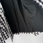 Ann Taylor Jacket Women's Size Small B&W Gingham Double-Breasted Buffalo Check Photo 9