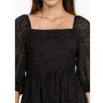 Johnny Was Ella Mini Dress Black Size Small Photo 3