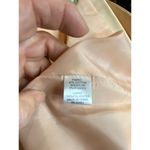 For Cynthia  Women's Size Large Zip Up Jacket Beige Short Ruffle Trench Coat NWT Photo 5