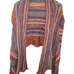 Billabong  Listen Up Cardigan Sweater Boho Multicolor Open Knit Women’s S Photo 0