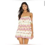 Tularosa NWT  Size Small Finley Bright & Neon Tiered Cotton Mini Dress Photo 1