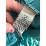 L.L.Bean ‎ Skort Women's XL Turquoise Blue Outdoor Pull On Elastic Waist Photo 8