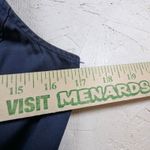 Love moschino  Pinafore Dress – Women's M Navy White Piping Pockets Flaw Photo 6