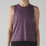 Lululemon Cardio Squad Tank II in Heathered Plum Size S Photo 0