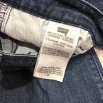 Levi's Demi Curve Classic Fit Embroidered Pockets Cropped Capri Jeans Dark 8 Photo 4