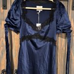 Reformation  Kacey Musgraves Navy Dress Photo 4