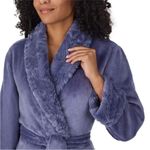 Carole Hochman NWT  Purple Plush Wrap Robe Soft! Sz S Photo 4
