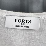 Ports 1961 Tank Top Made in Italy White Black Colorblock Drawstring Waist XS Photo 3