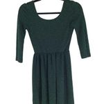 Alice Moon by Mooncollection Dress A Line Mini Low Back Metallic Green Black S Photo 0