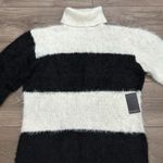 Eloquii  Black And White Striped Turtleneck Tunic Sweater Dress Size‎ 16/18 Photo 1
