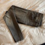 ZARA Gray Ripped Distressed Skinny Jeans Photo 1