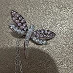 Swavorski Swarovski Silver Dragonfly Necklace Photo 1