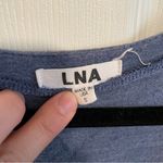 LNA  deep v midi dress with slits Photo 2