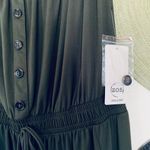 Forever 21 205 Collins by Hunter Green Military Style Romper/Jumpsuit | Size: XL Photo 6