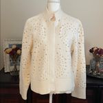 Carlisle  wool angora eyelet sweater jacket set size XXL Photo 12