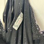 Free People Intimately Gold Rush Sequin Dress in Black NWT Photo 4